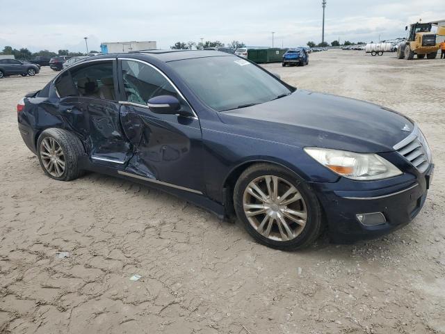 KMHGC4DF5BU124185 - 2011 HYUNDAI GENESIS 4.6L BLUE photo 4