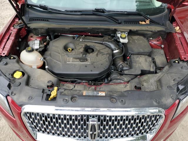 5LMCJ3C98KUL25585 - 2019 LINCOLN MKC RESERVE BURGUNDY photo 11