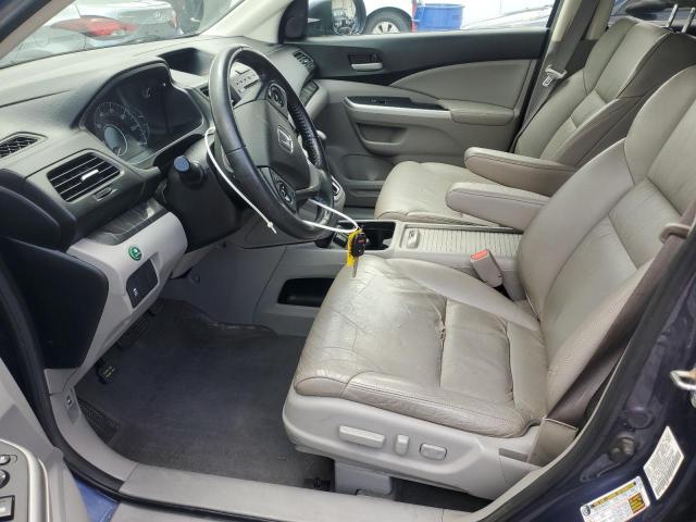 5J6RM4H78CL071402 - 2012 HONDA CR-V EXL أزرق صورة 7