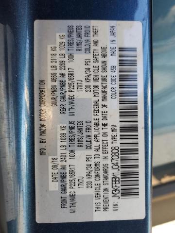 JM3KFBBM1J0470808 - 2018 MAZDA CX-5 SPORT Көк фото 14