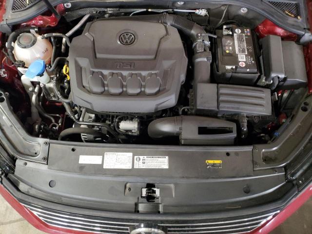 1VWLA7A37KC014469 - 2019 VOLKSWAGEN PASSAT WOLFSBURG RED photo 11