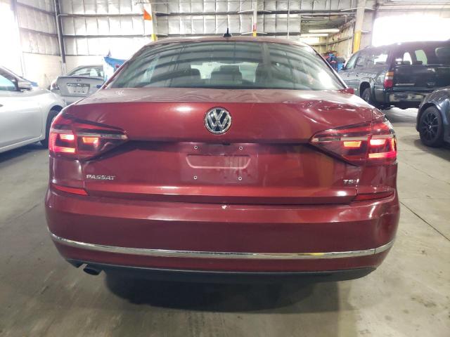 1VWLA7A37KC014469 - 2019 VOLKSWAGEN PASSAT WOLFSBURG RED photo 6