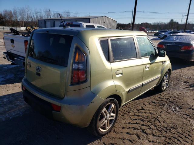 KNDJT2A20A7054138 - 2010 KIA SOUL + GREEN photo 3