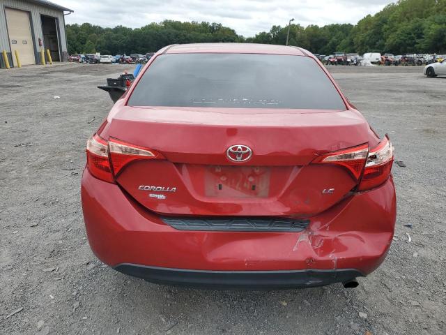 2T1BURHE8KC222666 - 2019 TOYOTA COROLLA L RED photo 12