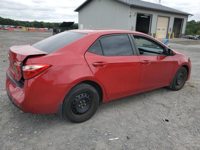 2T1BURHE8KC222666 - 2019 TOYOTA COROLLA L RED photo 6