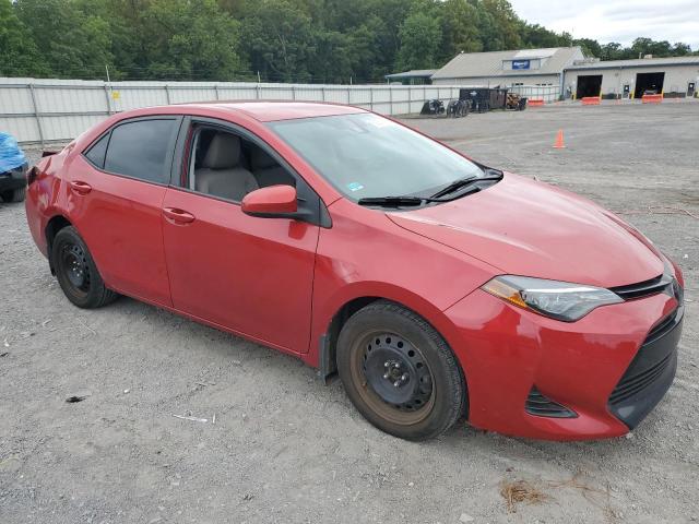 2T1BURHE8KC222666 - 2019 TOYOTA COROLLA L RED photo 8