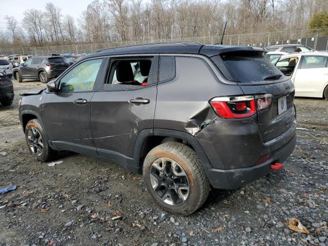 3C4NJDDB9JT116212 - 2018 JEEP COMPASS TRAILHAWK GRAY photo 2