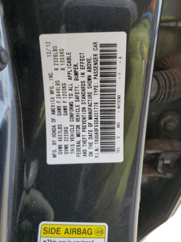 19UUA9F55DA001779 - 2013 ACURA TL TECH BLACK photo 12