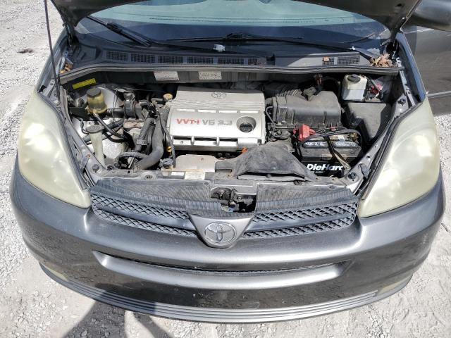 5TDZA22CX5S352868 - 2005 TOYOTA SIENNA XLE GRAY photo 12
