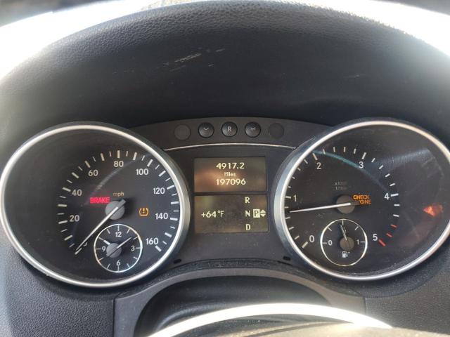 4JGBB22E07A192950 - 2007 MERCEDES-BENZ ML 320 CDI SILVER photo 9