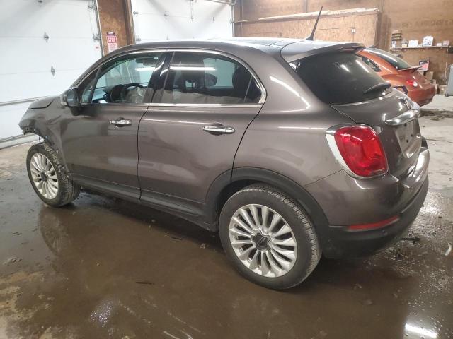 ZFBCFYDTXGP389815 - 2016 FIAT 500X LOUNGE GRAY photo 2