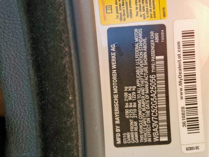 WBA3V7C52G5A25056 - 2016 BMW 428 I SULEV WHITE photo 13