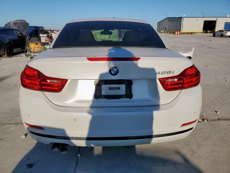 WBA3V7C52G5A25056 - 2016 BMW 428 I SULEV WHITE photo 6