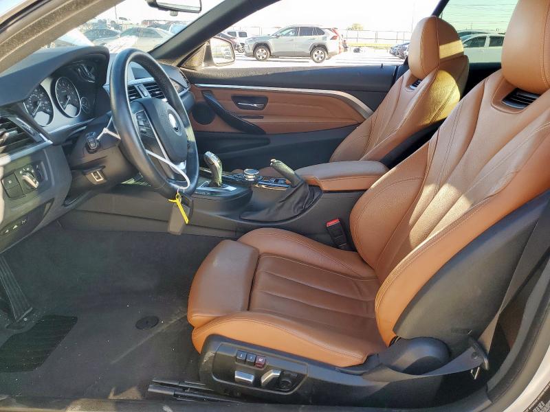 WBA3V7C52G5A25056 - 2016 BMW 428 I SULEV WHITE photo 7