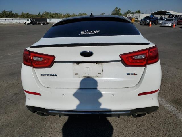 5XXGR4A63EG276984 - 2014 KIA OPTIMA SX WHITE photo 6