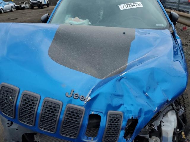 1C4PJMBX1MD146256 - 2021 JEEP CHEROKEE TRAILHAWK BLUE photo 12