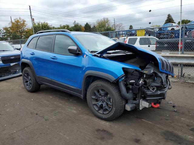 1C4PJMBX1MD146256 - 2021 JEEP CHEROKEE TRAILHAWK BLUE photo 4