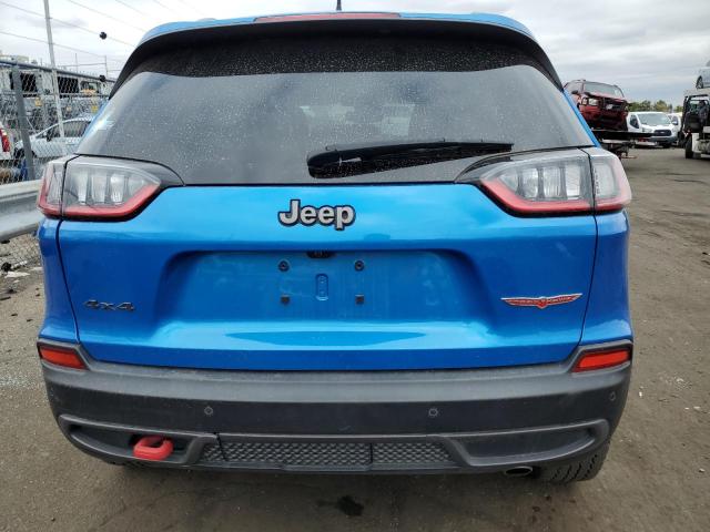 1C4PJMBX1MD146256 - 2021 JEEP CHEROKEE TRAILHAWK BLUE photo 6