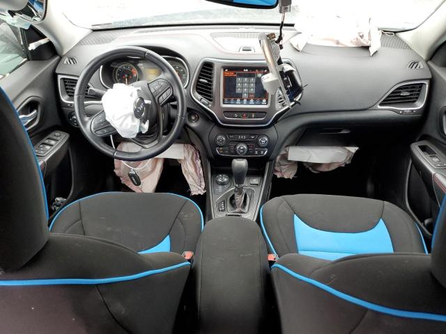 1C4PJMBX1MD146256 - 2021 JEEP CHEROKEE TRAILHAWK BLUE photo 8