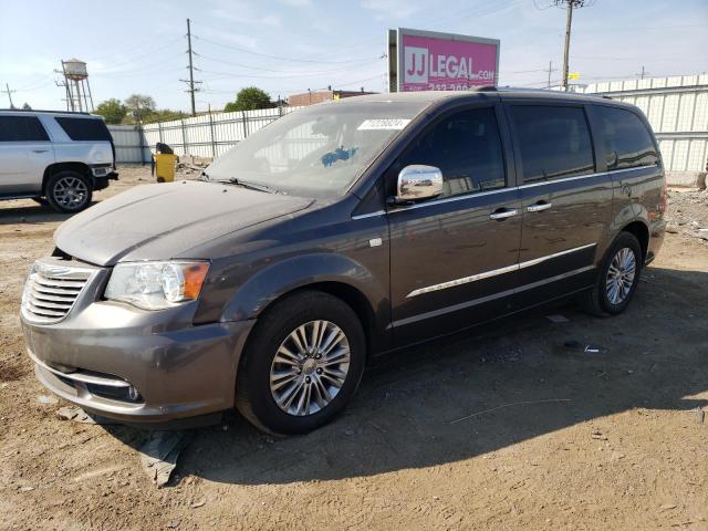 2C4RC1CG5ER373366 - 2014 CHRYSLER TOWN & COU TOURING L GRAY photo 1