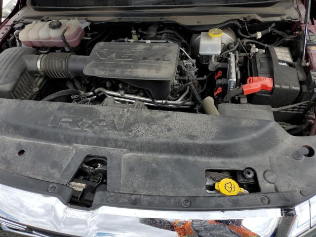 1C6RREBG3PN552729 - 2023 RAM 1500 BIG HORN/LONE STAR BURGUNDY photo 11