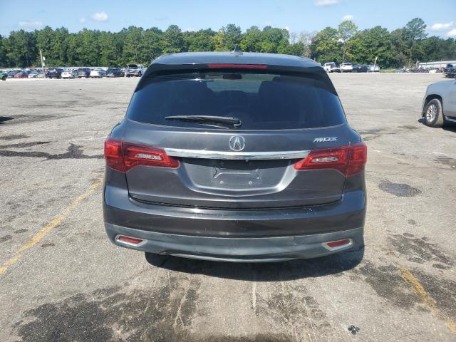 5FRYD3H25EB017690 - 2014 ACURA MDX GRAY photo 6