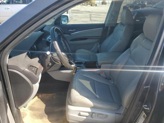 5FRYD3H25EB017690 - 2014 ACURA MDX GRAY photo 7