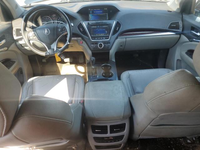 5FRYD3H25EB017690 - 2014 ACURA MDX GRAY photo 8