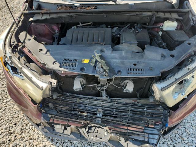 5TDKKRFH3GS156450 - 2016 TOYOTA HIGHLANDER XLE ბურგუნდია ფოტო 11