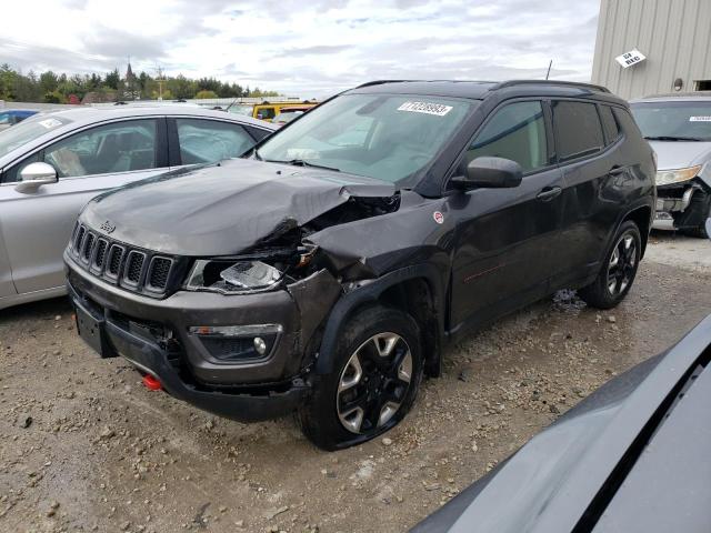 3C4NJDDB2JT403925 - 2018 JEEP COMPASS TRAILHAWK GRAY photo 1