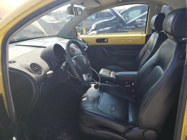 3VWPG3AG6AM009949 - 2010 VOLKSWAGEN NEW BEETLE YELLOW photo 7