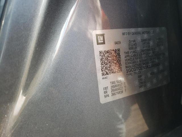 1GCGTCEN1K1300543 - 2019 CHEVROLET COLORADO LT BLUE photo 12