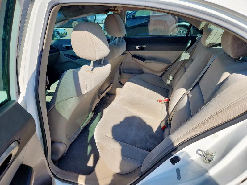 1HGFA16509L020343 - 2009 HONDA CIVIC LX თეთრი ფოტო 10