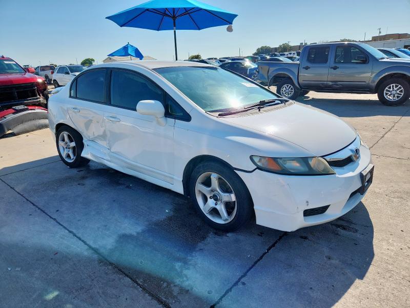 1HGFA16509L020343 - 2009 HONDA CIVIC LX თეთრი ფოტო 4