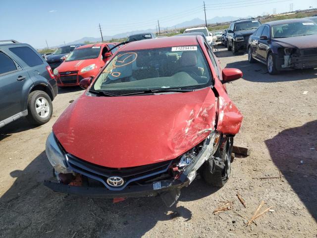 5YFBURHE7FP355618 - 2015 TOYOTA COROLLA L RED photo 5