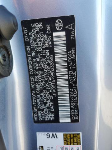 JTKDE167980238348 - 2008 TOYOTA SCION TC Mavi foto 12