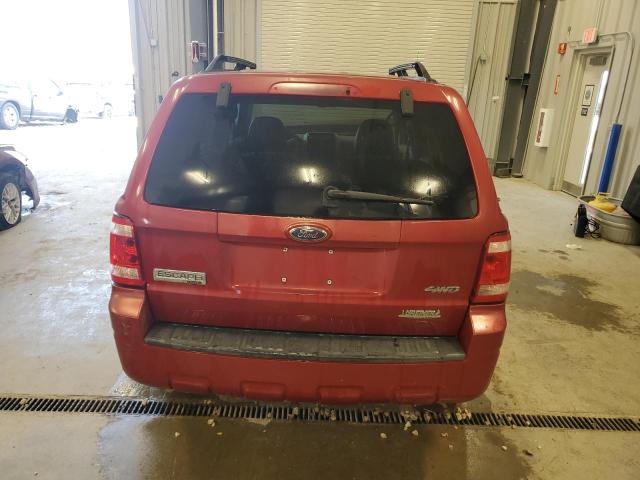 1FMCU94178KA20217 - 2008 FORD ESCAPE LIMITED RED photo 6