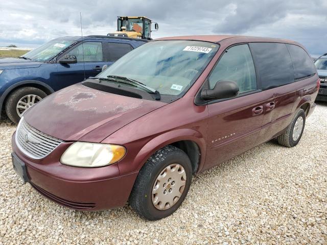 2C4GP44G41R154680 - 2001 CHRYSLER TOWN & COU LX RED photo 1