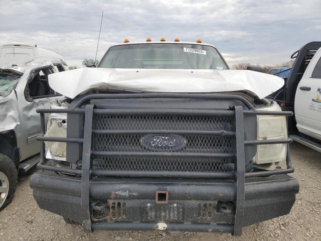 1FD8W3H64FEC97096 - 2015 FORD F350 SUPER DUTY WHITE photo 5