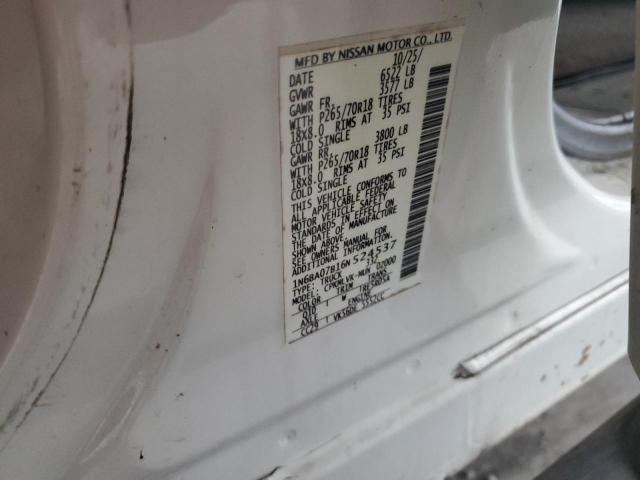 1N6BA07B16N524537 - 2006 NISSAN TITAN XE WHITE photo 13