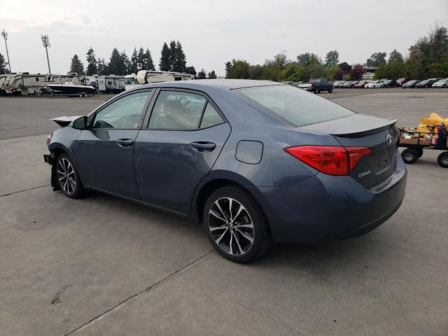 2T1BURHE5HC953063 - 2017 TOYOTA COROLLA L GRAY photo 2