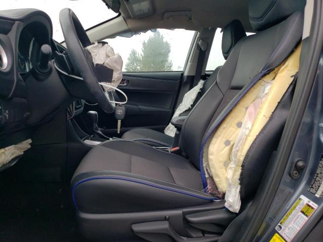 2T1BURHE5HC953063 - 2017 TOYOTA COROLLA L GRAY photo 7