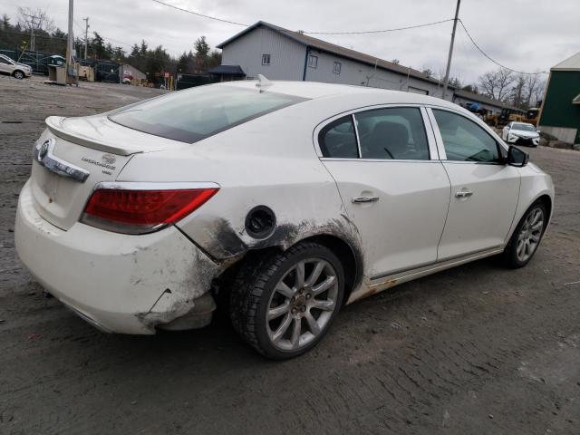 1G4GE5EVXAF251572 - 2010 BUICK LACROSSE CXS WHITE photo 3