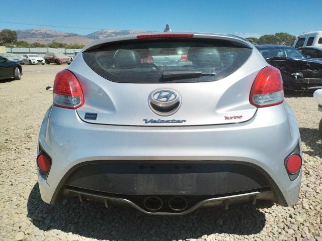 KMHTC6AE9DU134548 - 2013 HYUNDAI VELOSTER TURBO SILVER photo 6