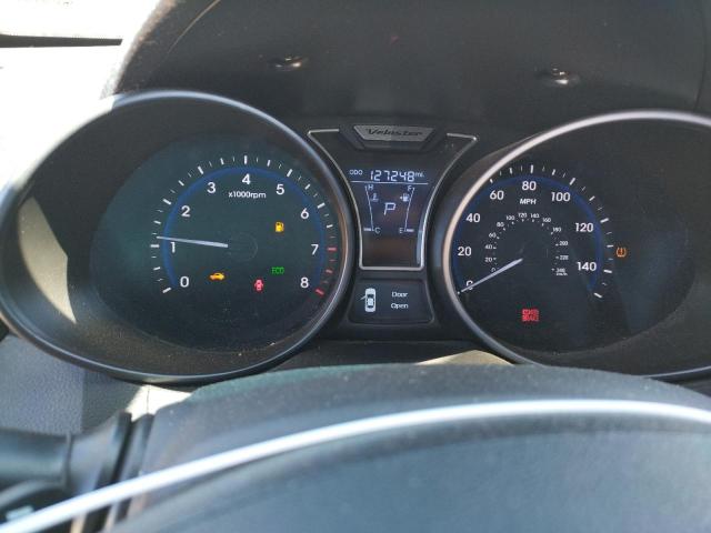 KMHTC6AE9DU134548 - 2013 HYUNDAI VELOSTER TURBO SILVER photo 9