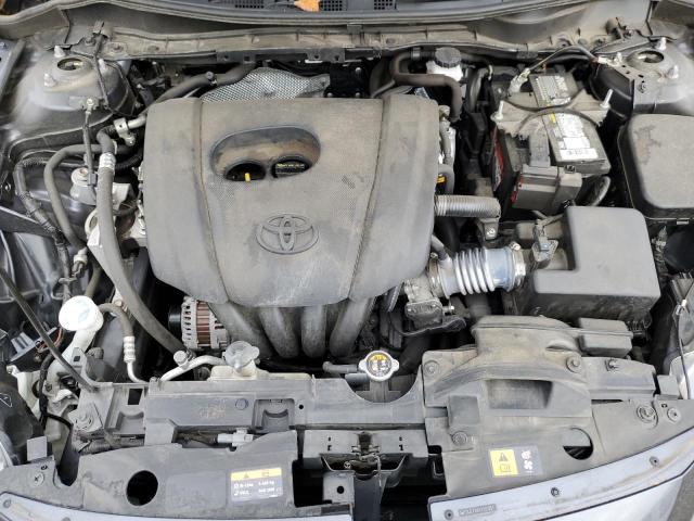 3MYDLBYV6KY501361 - 2019 TOYOTA YARIS L CHARCOAL photo 11