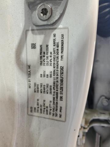 5YJ3E1EA8LF792362 - 2020 TESLA MODEL 3 أبيض صورة 12