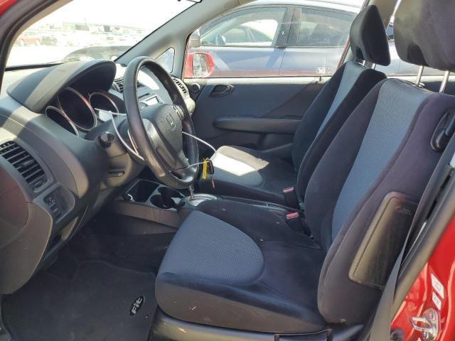 JHMGD38657S067266 - 2007 HONDA FIT S RED photo 7