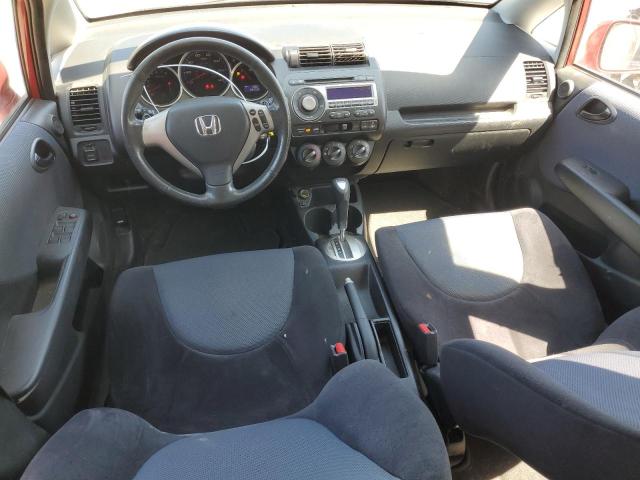 JHMGD38657S067266 - 2007 HONDA FIT S RED photo 8