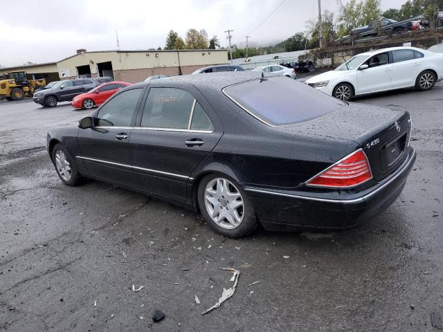 WDBNG83J23A362185 - 2003 MERCEDES-BENZ S 430 4MATIC BLACK photo 2